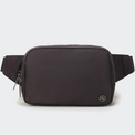 PANDER Everywhere Belt Bag Large 2L in Dim Grey, straight-on front view on #ECEDEF background
