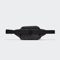PANDER large crossbody waist pack in Grey Leopard, adjustable strap view