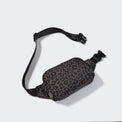 PANDER 2L fanny pack in Grey Leopard, interior organization detail
