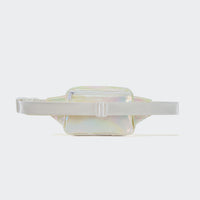 PANDER large crossbody waist pack in Iridescent, adjustable strap view