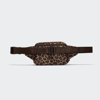 PANDER large crossbody waist pack in Leopard Multi, adjustable strap view