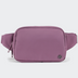 PANDER Everywhere Belt Bag Large 2L in Purple Lavender, straight-on front view on #ECEDEF background