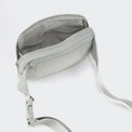 PANDER unisex 2L belt bag in Seal Grey, everyday travel view