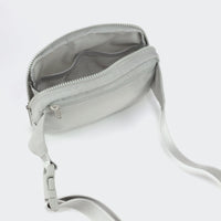 PANDER unisex 2L belt bag in Seal Grey, everyday travel view