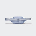 PANDER large crossbody waist pack in Windmill Blue, adjustable strap view