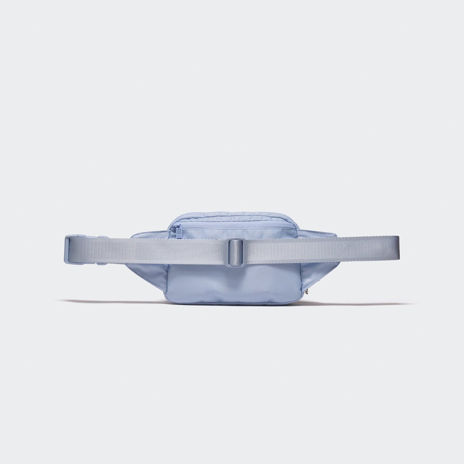 PANDER large crossbody waist pack in Windmill Blue, adjustable strap view