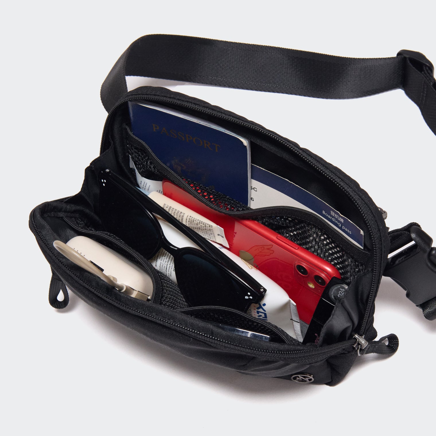 Pander Tactical Crossbody Sling Bag in A Deep Black - view 7