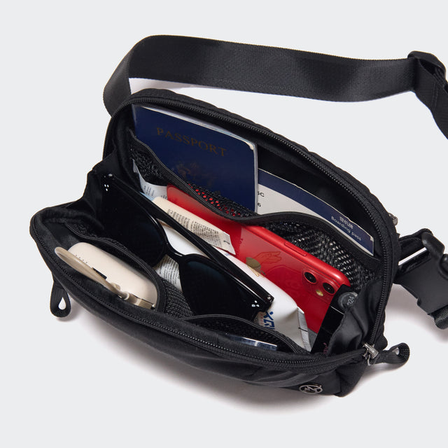 Pander Tactical Crossbody Sling Bag in A Deep Black - view 7