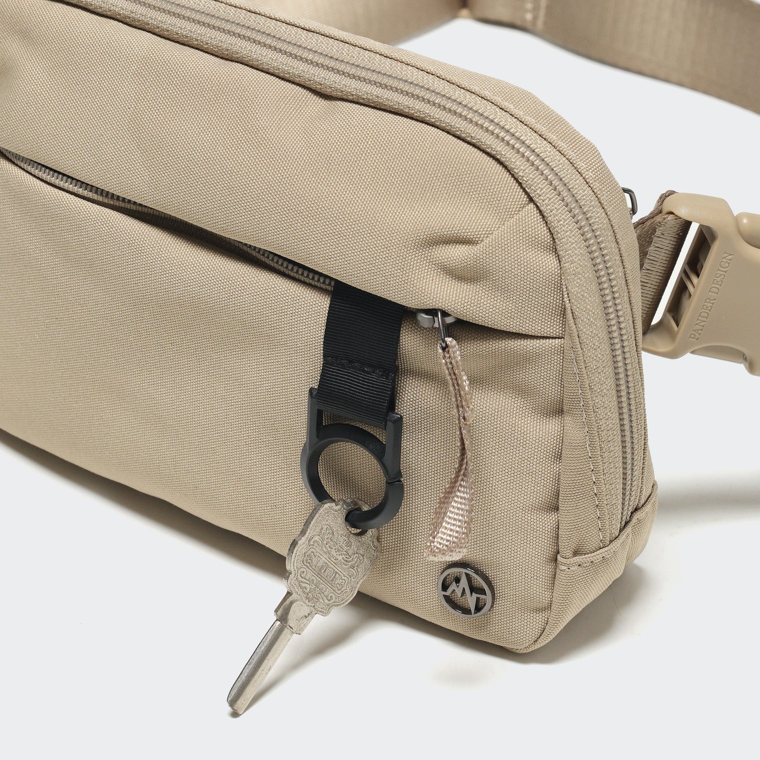 Pander Tactical Crossbody Sling Bag in Beige - view 5